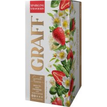 Чай зеленый с ароматом клубники и базилика "Клубничное игристое/ Sparkling Strawberry" Graff ® в пак
