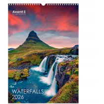 Календарь настольный А3 2026 р., Waterfalls