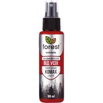 Спрей-репеллент Forest Extreme 90 мл от всех летающих и ползающих насекомых.