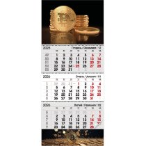 Квартальный календарь настенный 2026 Биткоин