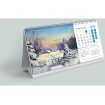 Календар настільний з перекидним блоком 2026 (Український пейзаж)