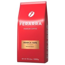 Кава в зернах FERARRA CAFFE 100% ARABIKA з клапаном  1кг
