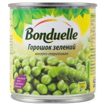 Горошок Bonduelle зелений консервований, 200 г