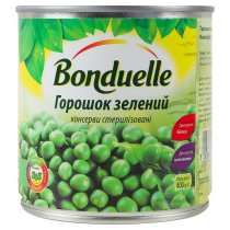 Горошок Bonduelle зелений консервований, 400г