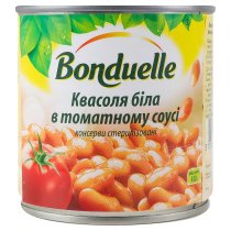 Квасоля Bonduelle бiла в томатному соусі, 400 г