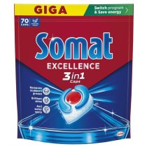 Капсули для посудомийної машини Somat Excellence 3-in-1 70 шт