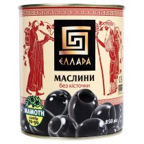 Маслины без косточки Ellada Mamoth 850мл ж/б ключ