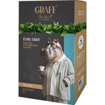 Чай черный байховый с ароматом бергамота "Earl Grey/Эрлгрей" Graff®, 80 г.картон