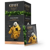 Чай пуэр с ароматом мандарина в пакетиках (саше) "Gold Puer/Золотой Пуэр" Graff®, 36г