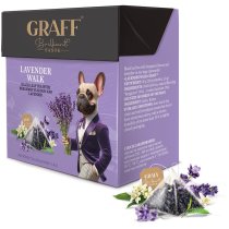 Чай черный с ароматом бергамота и лаванды "Lavender walk/Лавандовая прогулка" в пирамидках Graff ® 3
