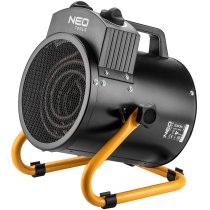 Теплова гармата електрична Neo Tools, 2кВт, 50м2, 330м3/год, нагрів. елемент - нерж. сталь, IPX4, чо