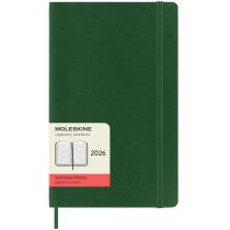 Дневник Moleskine 2026, 13 х 21 см средний / Миртовый Зеленый Мягкий