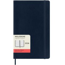 Дневник Moleskine 2026, 13 х 21 см средний / Сапфир Мягкий