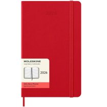 Дневник Moleskine 2026, 13 х 21 см средний / Красный