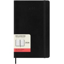Дневник Moleskine, 13 х 21 см 2026 средний / Черный Мягкий