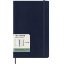 Щотижневик Moleskine, 9 х 14 см 2026 кишеньковий / Сапфір М’який