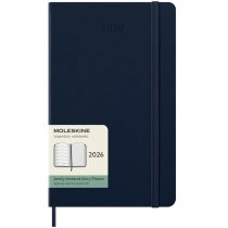 Щотижневик Moleskine, 13 х 21 см 2026 середній / Сапфір