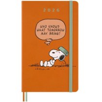 Щотижневик Moleskine, 13 х 21 см 2026 Peanuts середній / Помаранчевий