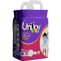 Підгузки UNIJOY Premium 22 шт М 6-9 кг