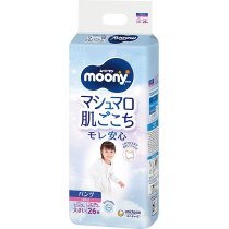 Підгузки-трусики Moony для дівчаток XXL 13-28 кг, 26 шт.