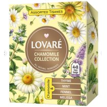 Колекція трав’яного пакетованого чаю Lovare Tisanes Chamomile Collection Асорті 4 види по 8 шт