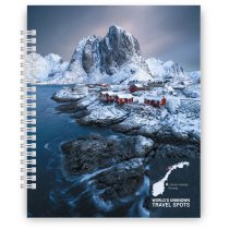 Блокнот "Невідомі куточки світу" В5, обкл. картон, 60 арк., кліт.