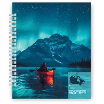 Блокнот "Невідомі куточки світу" В5, обкл. картон, 60 арк., кліт.