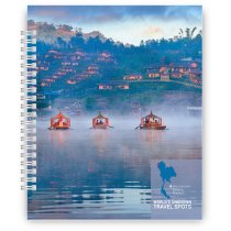 Блокнот "Невідомі куточки світу" В5, обкл. картон, 60 арк., кліт.