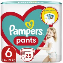 PAMPERS Дитячi одноразові підгузники-трусики Pants Giant (15+кг) Економічна Упаковка 25