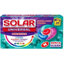 SOLAR Капсулы для стирки Universal MOLECULE 20 шт