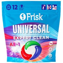 Капсулы для стирки универсальные Frisk EXPERT CLEAN 12 шт, ЗИП