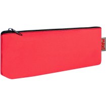 Пенал м'який, на 1 відділення, 23*8*4см, червоний