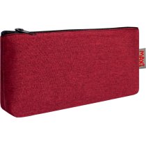 Пенал м'який, на 1 відділення, 20*9*4см, бургунді