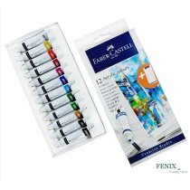 Фарби акрилові Faber-Castell Creative Studio, 12 туб х 20 мл, 12 кольорів