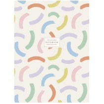 Зошит загальний, скоба, А4/80арк., у клітинку, білий блок, 70г/м2, картон, виб.УФ-лак, Student