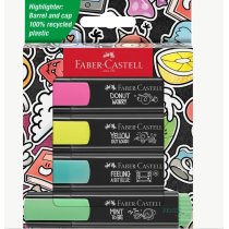 Набір маркерів Faber-Castell Graffiti Textliner, 4 кольори (2 пастельних + 2 неонових)