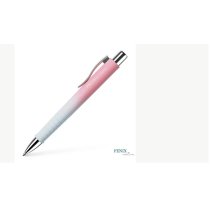 Ручка шариковая Faber-Castell POLY BALL автоматическая Urban Sunset, корпус серо-розовый
