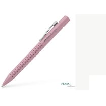 Ручка кулькова автоматична Faber-Castell Grip 2010, корпус пудрово-рожевий