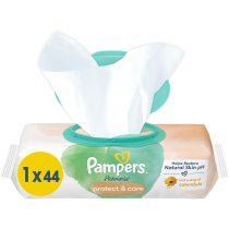 Детские влажные салфетки Pampers Harmonie Protect&Care с календулой, 44 шт.