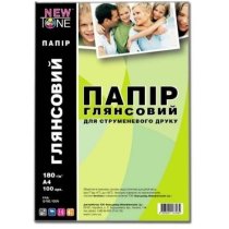 Фотобумага NewTone Глянцевая 180Г/м кв, A4, 100л (G180.100N)