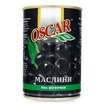 Маслины Oscar без косточки, 300 г ж/б ключ