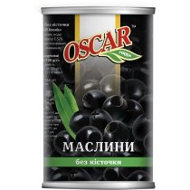 Маслины Oscar без косточки, 400 г ж/б ключ