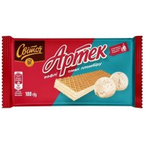 Вафли СВИТОЧ АРТЕК вкус пломбира 188г