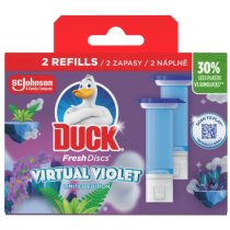 Duck диски чистоты для унитаза Virtual Violet сменный, 2шт