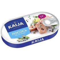 Лосось Kaija філе натуральне, 170г ж/б ключ