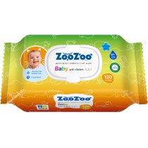Серветки вологі дитячі Baby ZooZoo Вітаміни 120шт)
