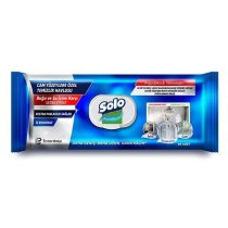 Solo AquaBlock Влажные салфетки для стекла и зеркал, 30 шт/уп (12 уп/ящ)