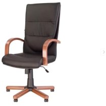 Крісло CREDO EXTRA P ECO-30 1.031, гум.ролики, екошкіра, чорне