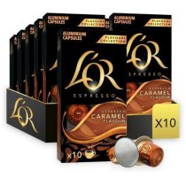 Набор кофе в капсулах L'OR Espresso Caramel 10 пачек x 10 шт (100 капсул)