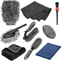 Набір для мийки та догляду за автомобілем 9 шт Poputchik